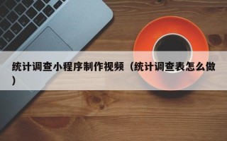 桐乡统计调查小程序制作视频（统计调查表怎么做）