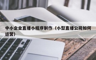 桐乡中小企业直播小程序制作（小型直播公司如何运营）
